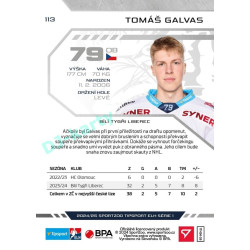 2024/25 Sportzoo ELH 1. serie #113 Tomáš Galvas