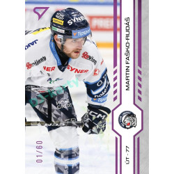 2024/25 Sportzoo ELH 1. serie #119 Martin Faško-Rudáš Purple Iceberg xx/60