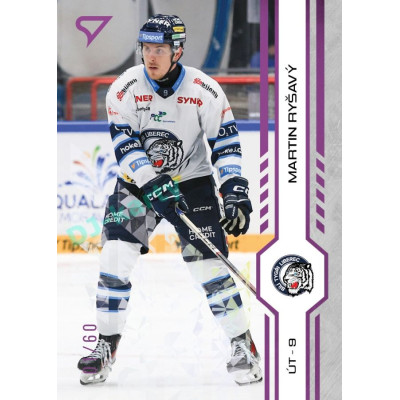 2024/25 Sportzoo ELH 1. serie #123 Martin Ryšavý Purple Iceberg xx/60