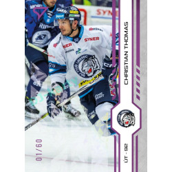 2024/25 Sportzoo ELH 1. serie #124 Christian Thomas Purple Iceberg xx/60