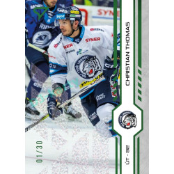 2024/25 Sportzoo ELH 1. serie #124 Christian Thomas Green Glitter xx/30