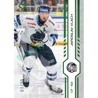 2024/25 Sportzoo ELH 1. serie #125 Jaroslav Vlach Green Glitter xx/30