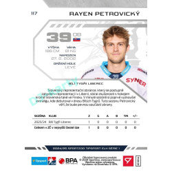 2024/25 Sportzoo ELH 1. serie #117 Rayen Petrovický