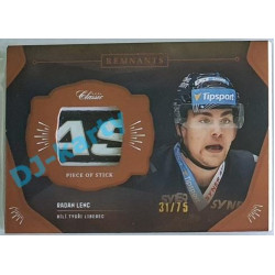 2020/21 OFS 1. série Radan Lenc #RPS-RLE 31/75 Game Used Remnants