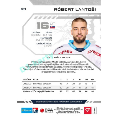 2024/25 Sportzoo ELH 1. serie #121 Róbert Lantoši