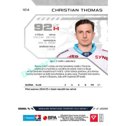 2024/25 Sportzoo ELH 1. serie #124 Christian Thomas