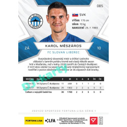 2021/22 Sportzoo Fortuna Liga Karol Mészáros #85