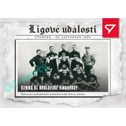 2023 Sportzoo Dekády fotbalové ligy #LU-002 Vzniká AC Královské Vinohrady Ligové události