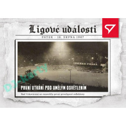 2023 Sportzoo Dekády fotbalové ligy #LU-006 První utkání pod umělým osvětlením Ligové události