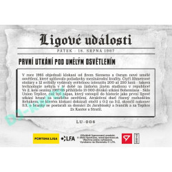 2023 Sportzoo Dekády fotbalové ligy #LU-006 První utkání pod umělým osvětlením Ligové události