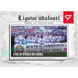 2023 Sportzoo Dekády fotbalové ligy #LU-009 Titul se stěhuje do Liberce Ligové události