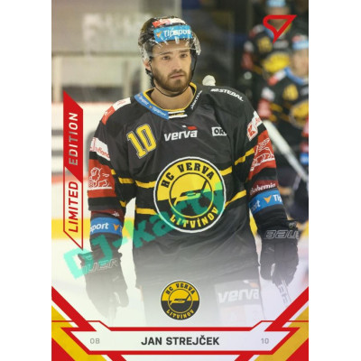 2021/22 Sportzoo TIPSPORT ELH 2. série #347 Jan Strejček Red xx/49