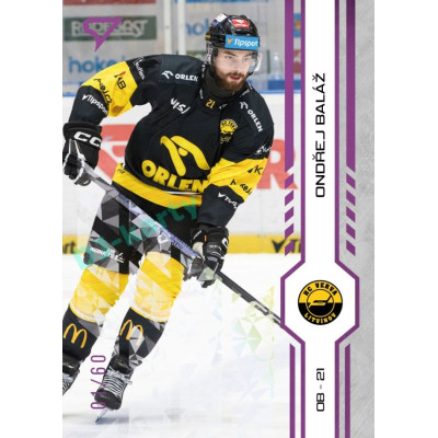 2024/25 Sportzoo ELH 1. serie #057 Ondřej Baláž Purple Iceberg xx/60