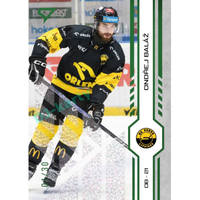 2024/25 Sportzoo ELH 1. serie #057 Ondřej Baláž Green Glitter xx/30