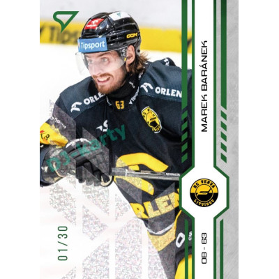 2024/25 Sportzoo ELH 1. serie #058 Marek Baránek Green Glitter xx/30