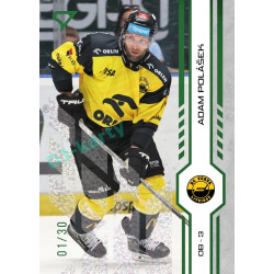 2024/25 Sportzoo ELH 1. serie #061 Adam Polášek Green Glitter xx/30