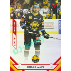 2021/22 Sportzoo TIPSPORT ELH 2. série #350 Matěj Chalupa Red xx/49