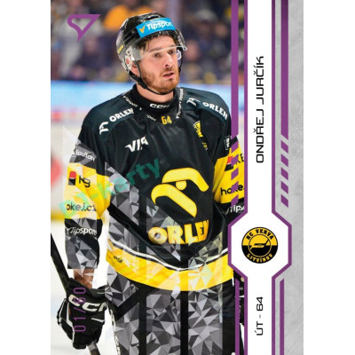2024/25 Sportzoo ELH 1. serie #066 Ondřej Jurčík Purple Iceberg xx/60