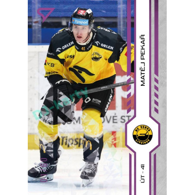 2024/25 Sportzoo ELH 1. serie #070 Matěj Pekař Purple Iceberg xx/60
