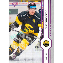 2024/25 Sportzoo ELH 1. serie #071 Filip Sandberg Purple Iceberg xx/60