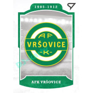 2023 Sportzoo Dekády fotbalové ligy #L-002 AFK VRŠOVICE Vývoj klubového loga