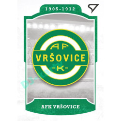 2023 Sportzoo Dekády fotbalové ligy #L-002 AFK VRŠOVICE Vývoj klubového loga