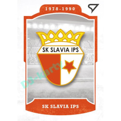 2023 Sportzoo Dekády fotbalové ligy #L-007 SK SLAVIA IPS PRAHA Vývoj klubového loga