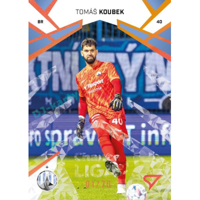 2024/25 Sportzoo Chance Liga 2. série #281 Tomáš Koubek Copper Diamond xx/70