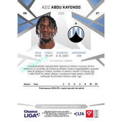 2024/25 Sportzoo Chance Liga 2. série #282 Aziz Abdu Kayondo