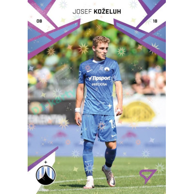 2024/25 Sportzoo Chance Liga 2. série #284 Josef Koželuh Cosmic Pink