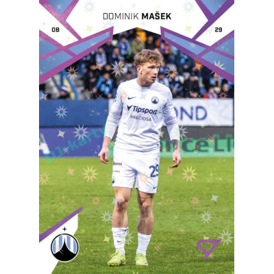 2024/25 Sportzoo Chance Liga 2. série #285 Dominik Mašek Cosmic Pink