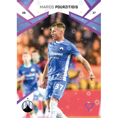 2024/25 Sportzoo Chance Liga 2. série #286 Marios Pourzitidis Cosmic Pink