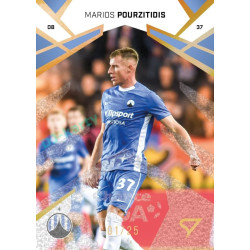 2024/25 Sportzoo Chance Liga 2. série #286 Marios Pourzitidis Gold Glitter xx/25