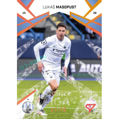 2024/25 Sportzoo Chance Liga 2. série #290 Lukáš Masopust Copper Diamond xx/70