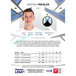 2024/25 Sportzoo Chance Liga 2. série #287 Dominik Preisler
