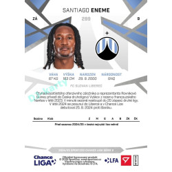 2024/25 Sportzoo Chance Liga 2. série #289 Santiago Eneme