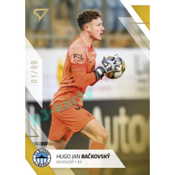 2022/23 Sportzoo Fortuna Liga 2. série #295 Hugo Jan Bačkovský Gold xx/99
