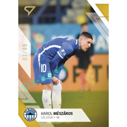 2022/23 Sportzoo Fortuna Liga 2. série #300 Karol Mészáros Gold xx/99