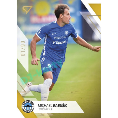 2022/23 Sportzoo Fortuna Liga 2. série #305 Michael Rabušic Gold xx/99