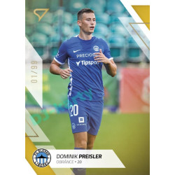 2022/23 Sportzoo Fortuna Liga 2. série #297 Dominik Preisler Gold xx/99