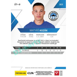 2022/23 Sportzoo Fortuna Liga 2. série #303 Matyáš Kozák