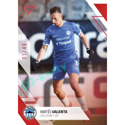 2022/23 Sportzoo Fortuna Liga 2. série #301 Matěj Valenta Red xx/49
