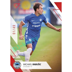 2022/23 Sportzoo Fortuna Liga 2. série #305 Michael Rabušic Red xx/49