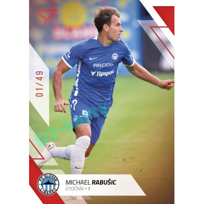 2022/23 Sportzoo Fortuna Liga 2. série #305 Michael Rabušic Red xx/49