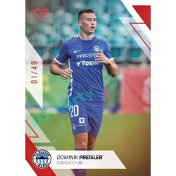 2022/23 Sportzoo Fortuna Liga 2. série #297 Dominik Preisler Red xx/49