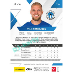 2022/23 Sportzoo Fortuna Liga 1. série #114 Mick Van Buren
