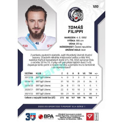 2022/23 Sportzoo ELH 1. série #120 Tomáš Filippi