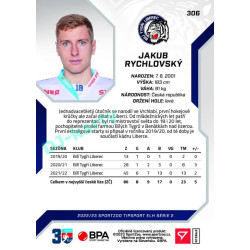 2022/23 Sportzoo ELH 2. série #306 Jakub Rychlovský