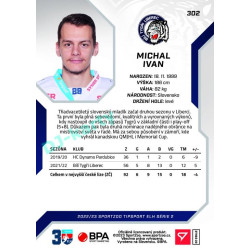 2022/23 Sportzoo ELH 2. série #302 Michal Ivan