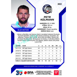 2022/23 Sportzoo ELH 2. série #303 Petr Kolmann Blue xx/99